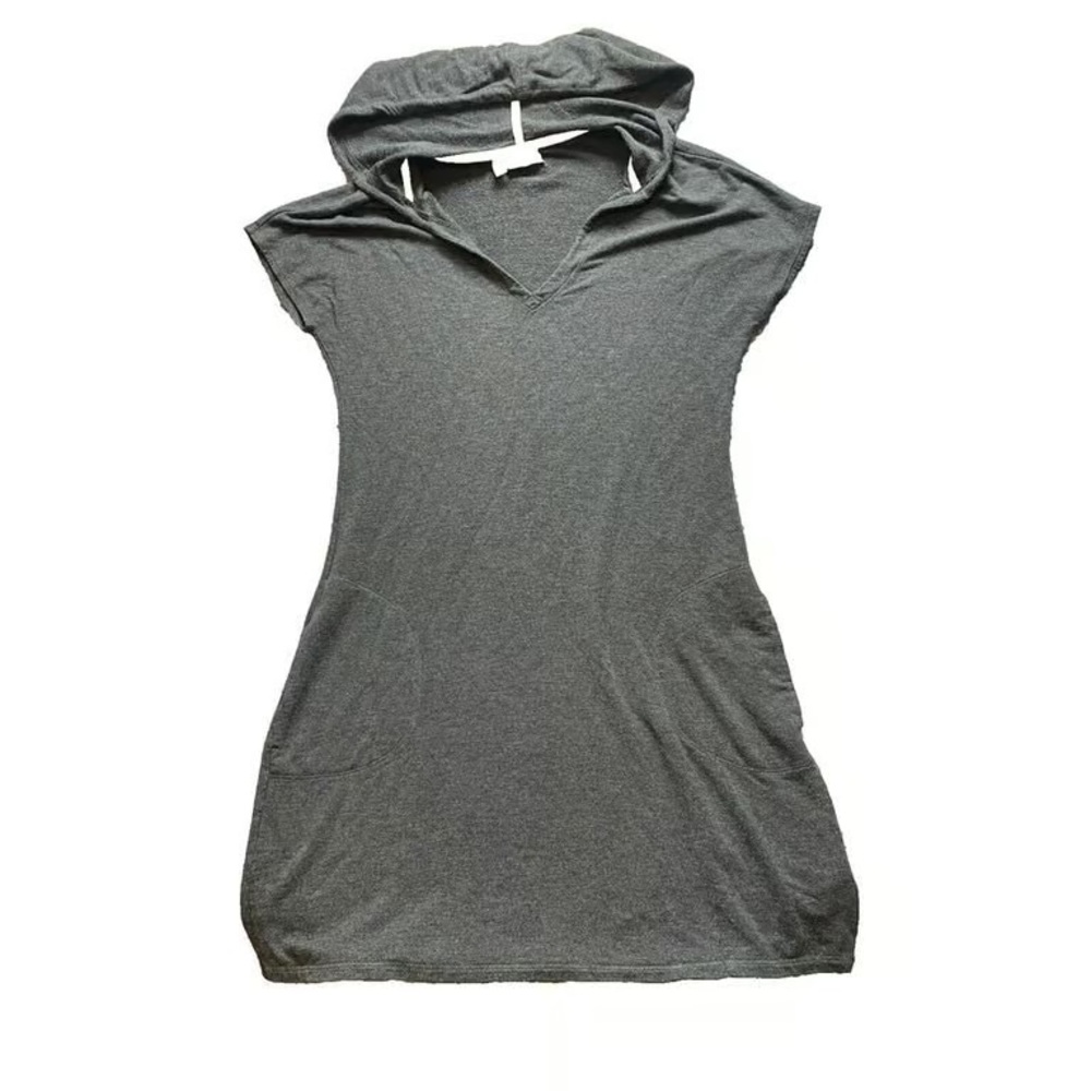 Gray Hooded Dress